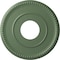 Ekena Millwork Bradford Ceiling Medallion (Canopies up to 6 5/8"), 12 1/2"OD x 3 7/8"ID x 3/4"P, Athenian Green CM12BRAGF - alternate 1